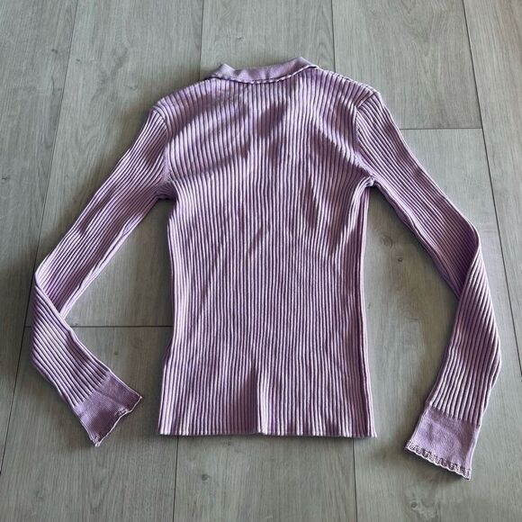 Scotch & Soda Long Sleeve Knit Polo Size Small - Picture 2 of 8